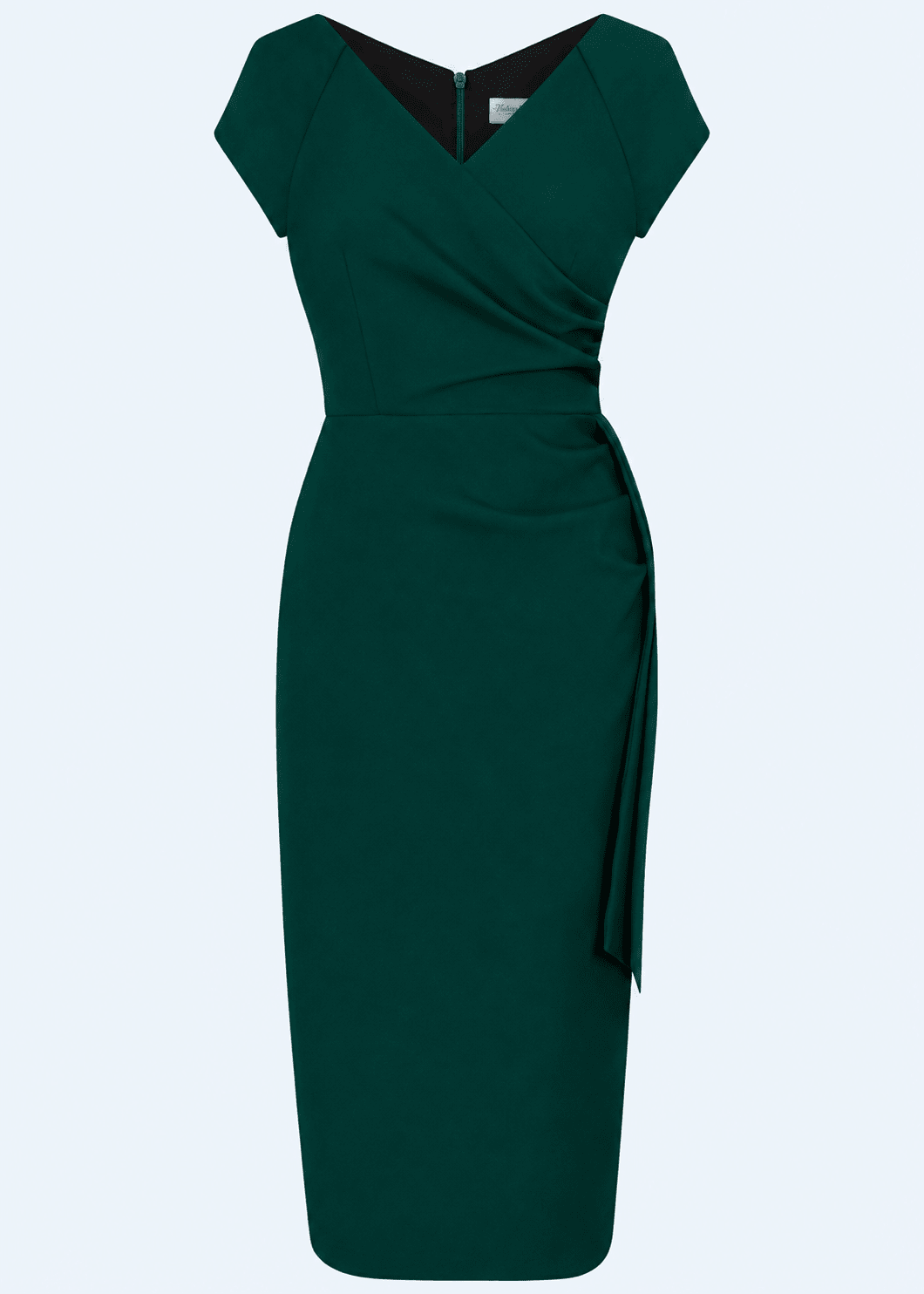 1950'er Hourglass pencil kjole - grøn pencil kjole Pretty Dress Company