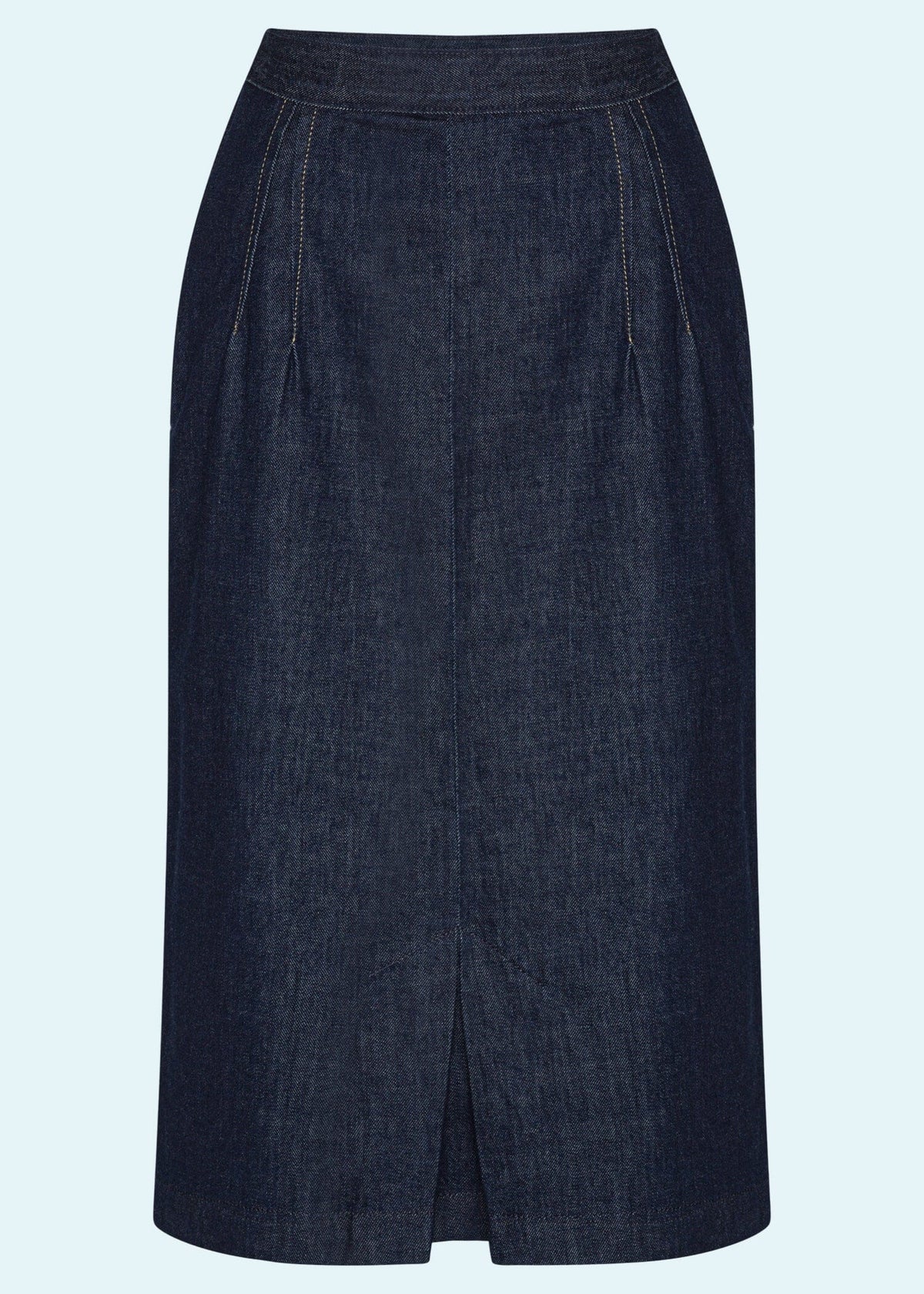 1950'er stils denim pencilnederdel pencil nederdel Freddies Of Pinewood