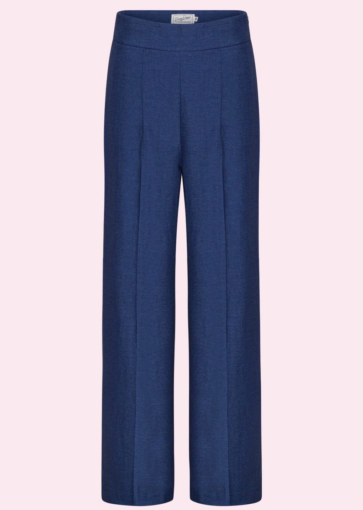 Billie højtaljede bukser - blå denimlook bukser Daisy Dapper