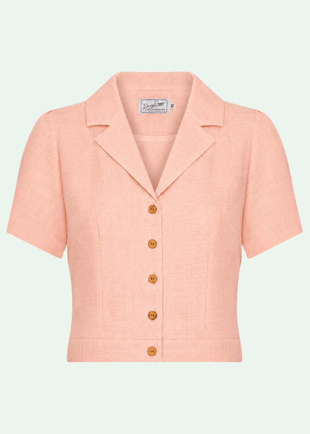 Daisy kortærmet skjorte - lys rosa Kortærmet skjorte Daisy Dapper