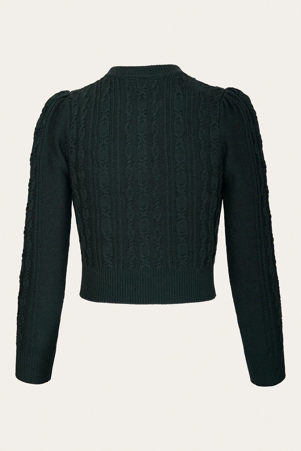 Ice Skater Cardigan - Bottle Green cardigan Emmy Design