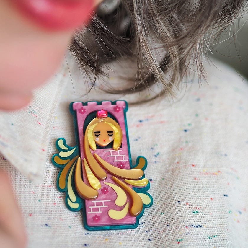 Let Your Hair Down Brooch Accessories Erstwilder