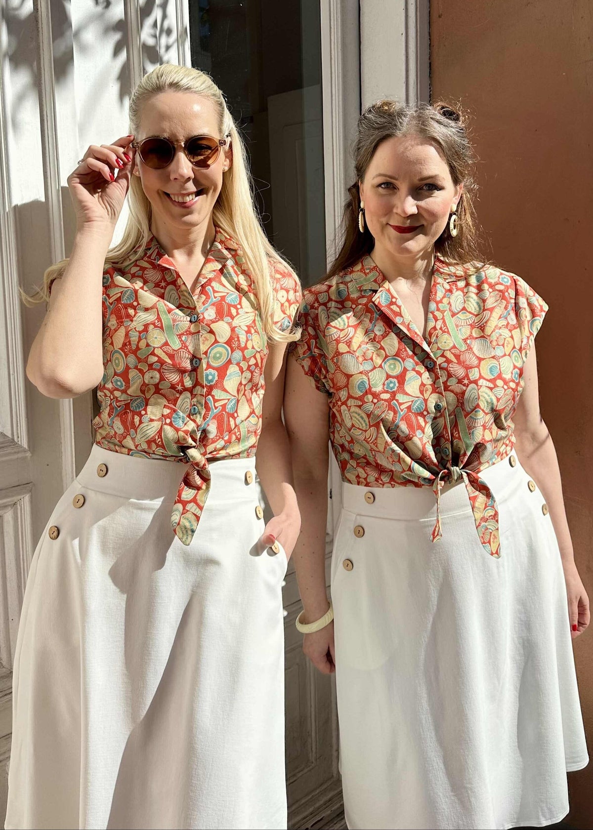 Peggy bindetop med konkylier og muslinger top Palava