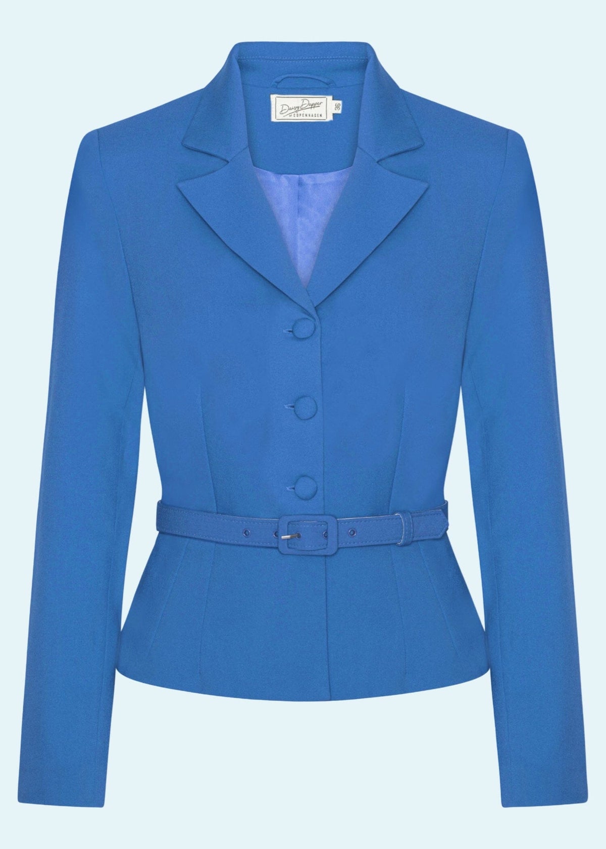 Siri taljeret blazer i sommerblå jakke Daisy Dapper