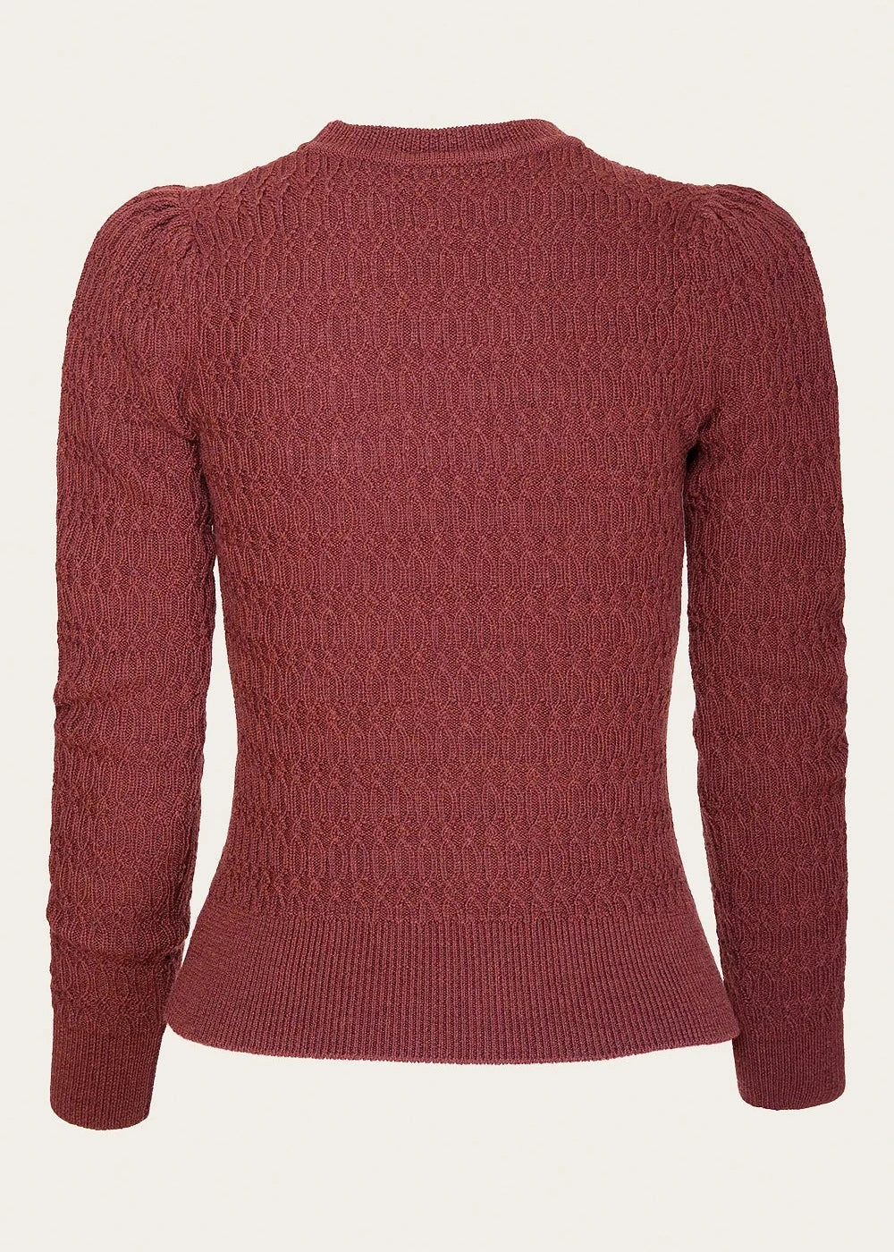 The All Round Sweater - Rust strik top Emmy Design