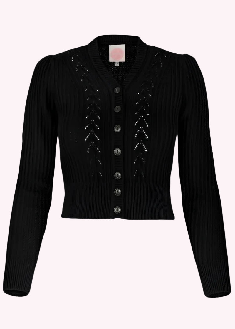 The Scandi Summer Cardi i sort cardigan Emmy Design