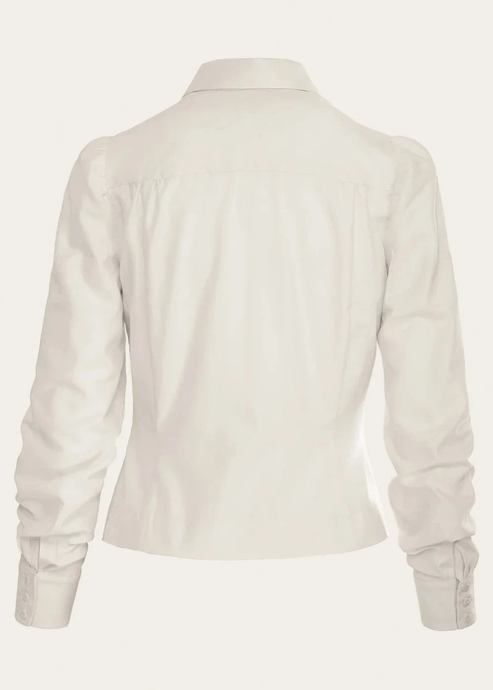 The Spectacular Spearpoint Shirt - Antique white langærmet skjorte Emmy Design
