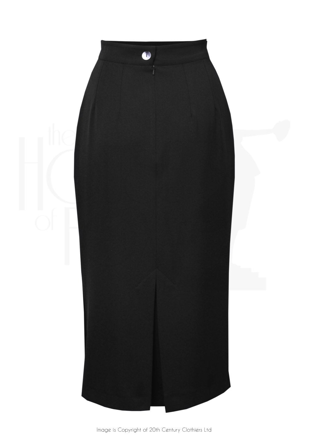 House Of Foxy: Klassisk pencilnederdel i sort (ONLINE EXCLUSIVE) toej House Of Foxy