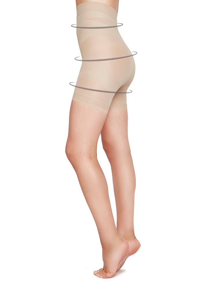 Swedish Stockings: Julia 'shaping' shorts i nude toej Mondo Kaos