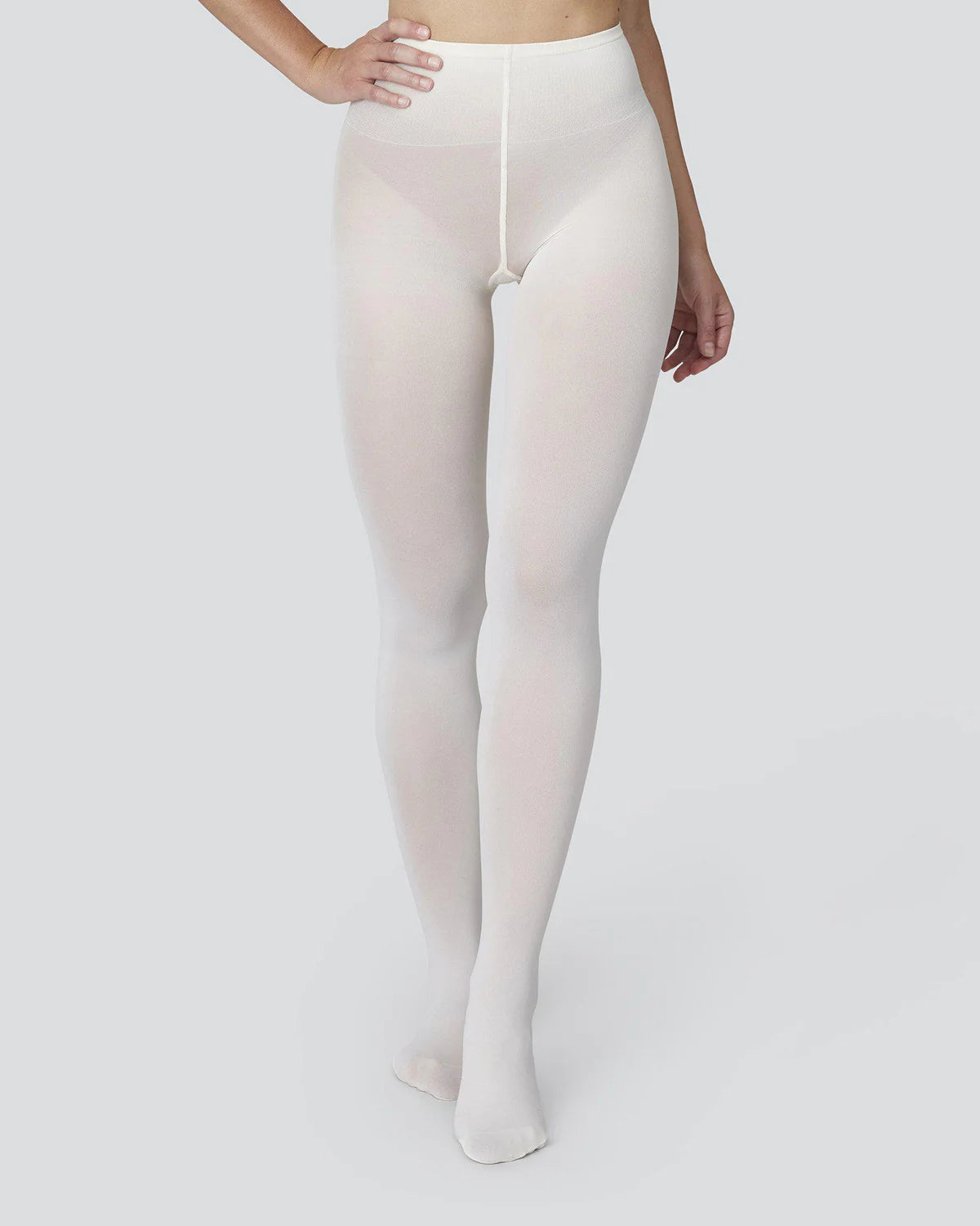 Swedish Stockings: Olivia strømpebukser i ivory 60 denier toej Swedish Stockings