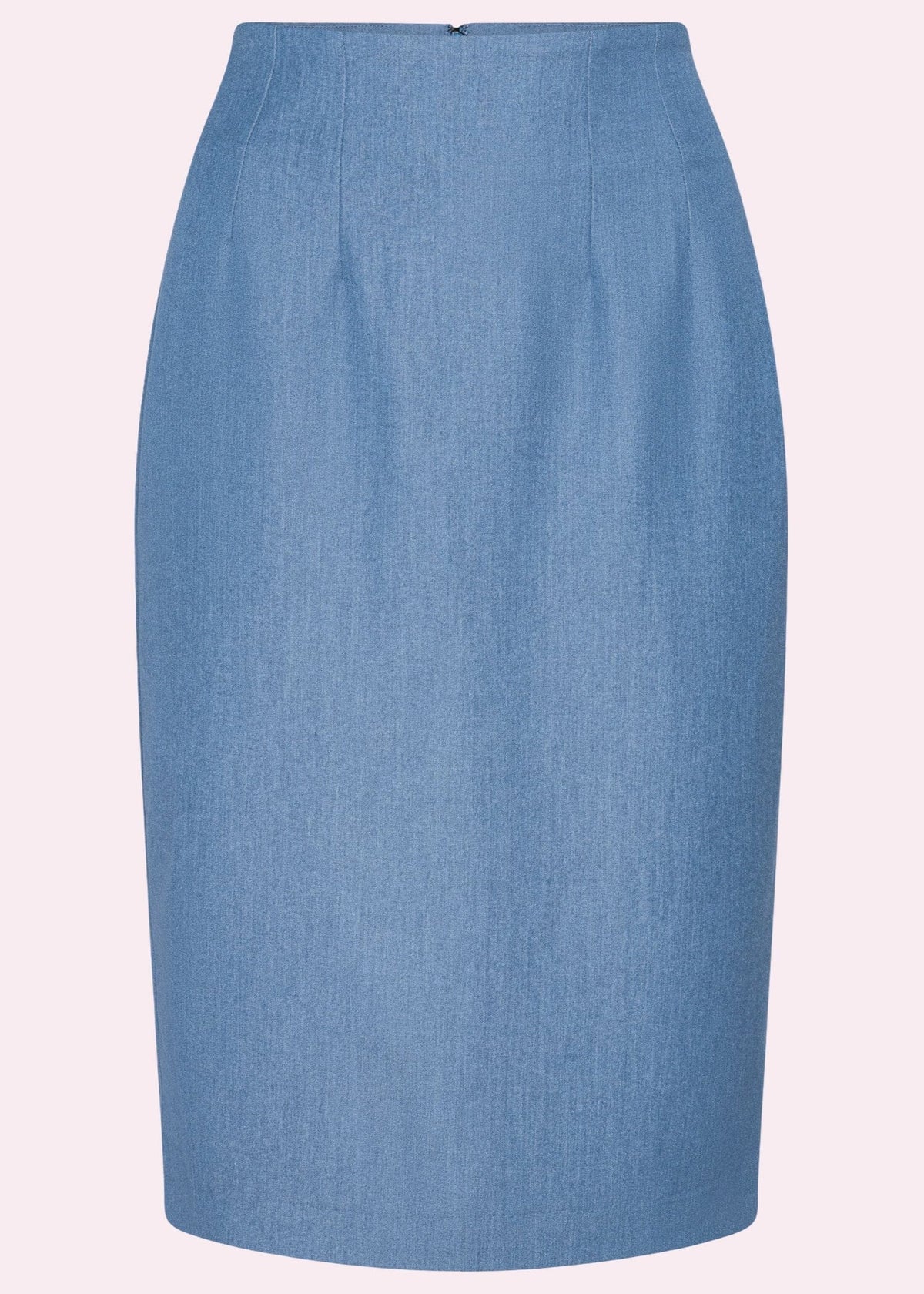 1950'er stils pencilnederdel i denimblå pencil nederdel Daisy Dapper 