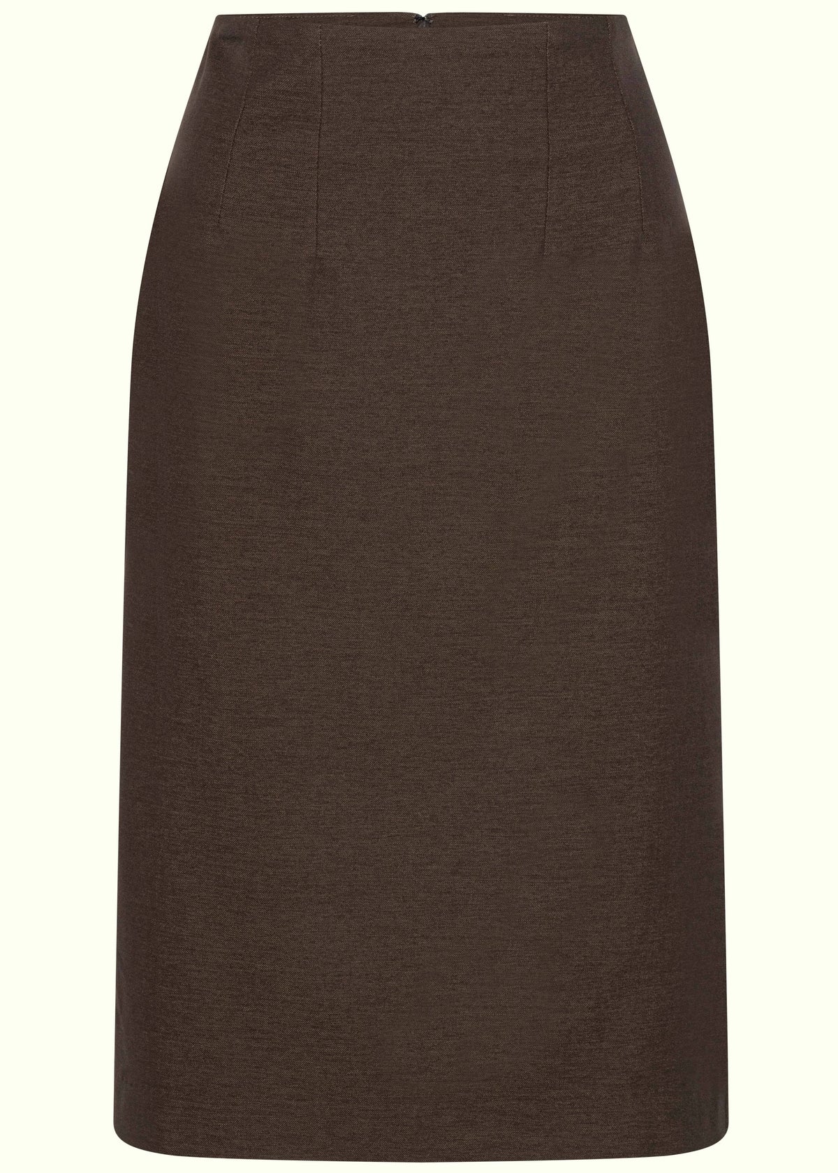 1950'er stils pencilnederdel i mørkebrun pencil nederdel Daisy Dapper 