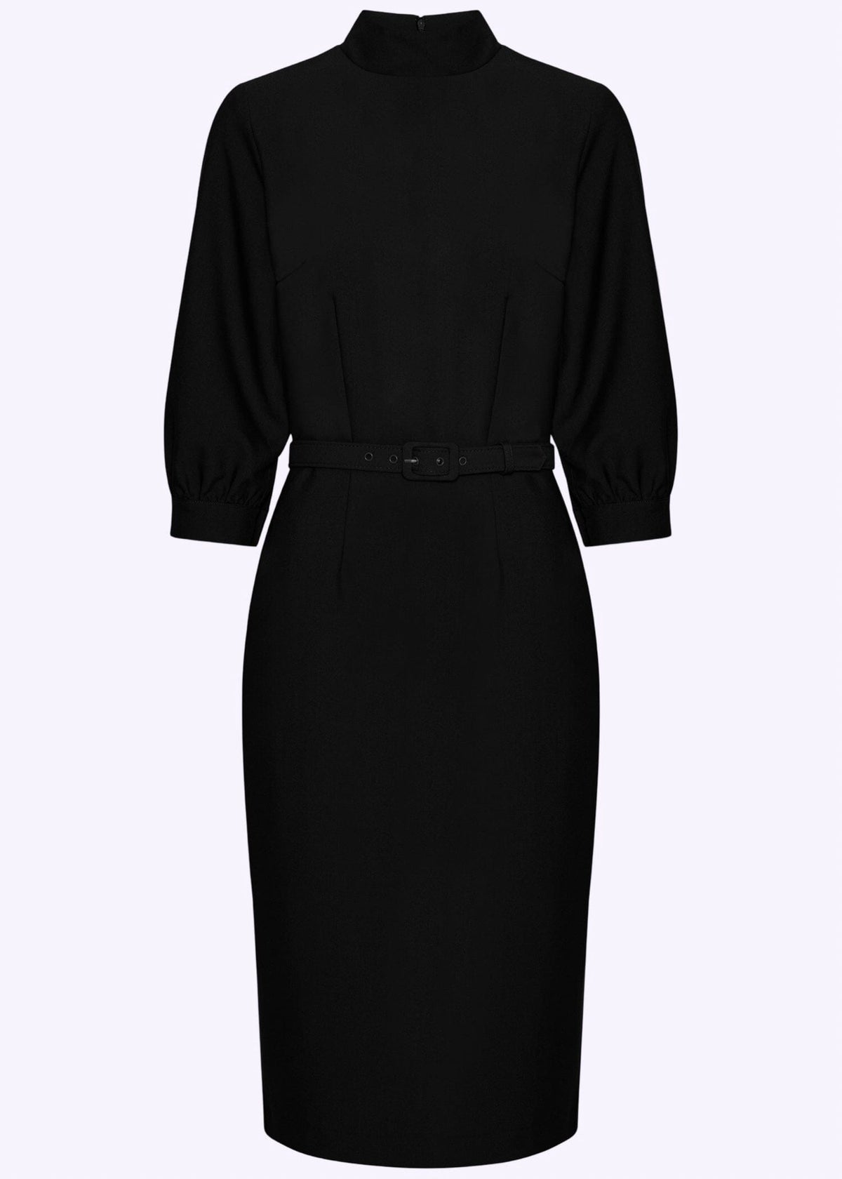 Audrey turtleneck kjole i sort Kjoler Daisy Dapper 