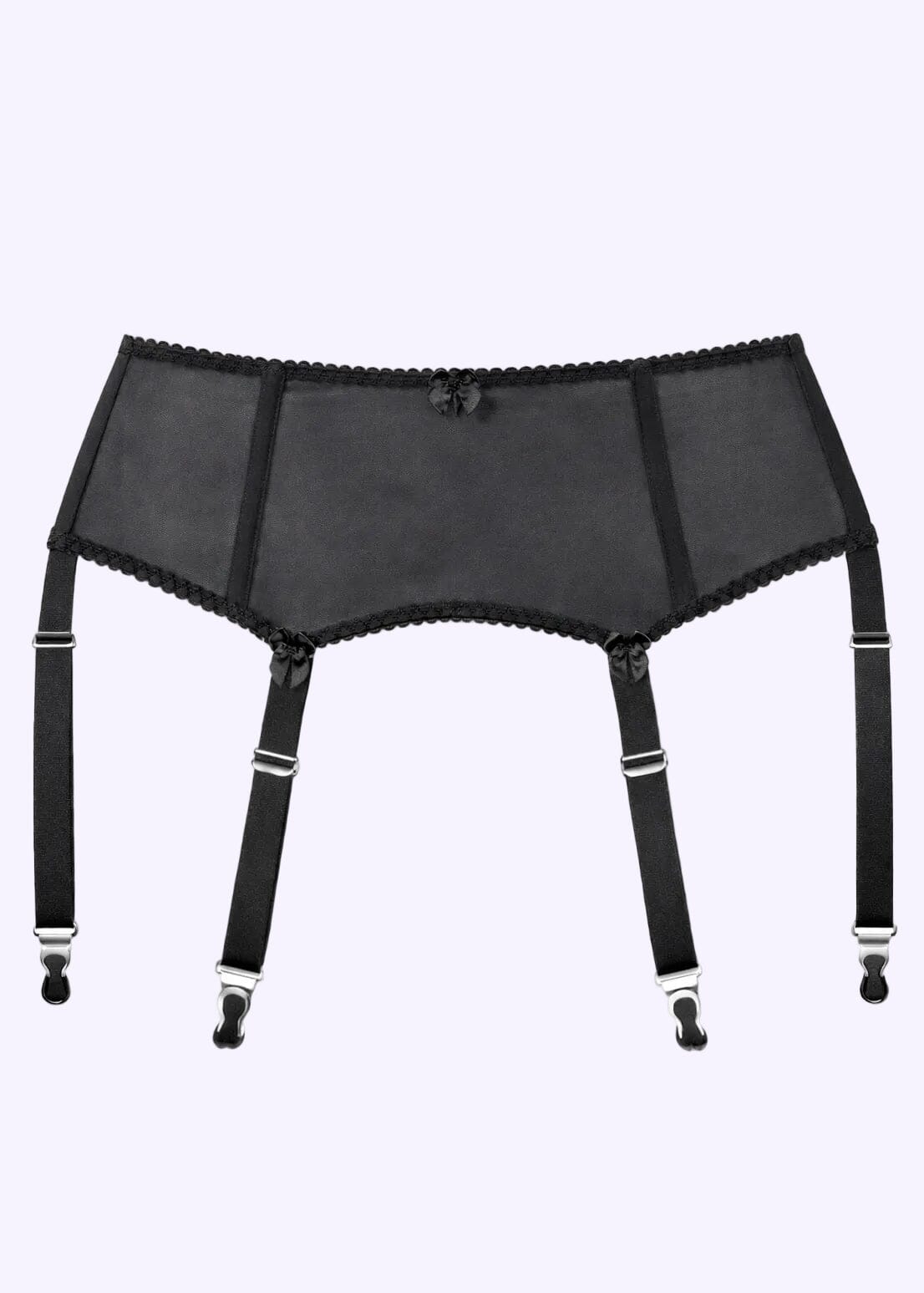 Black Boned Suspender Belt hofteholder What Katie Did 