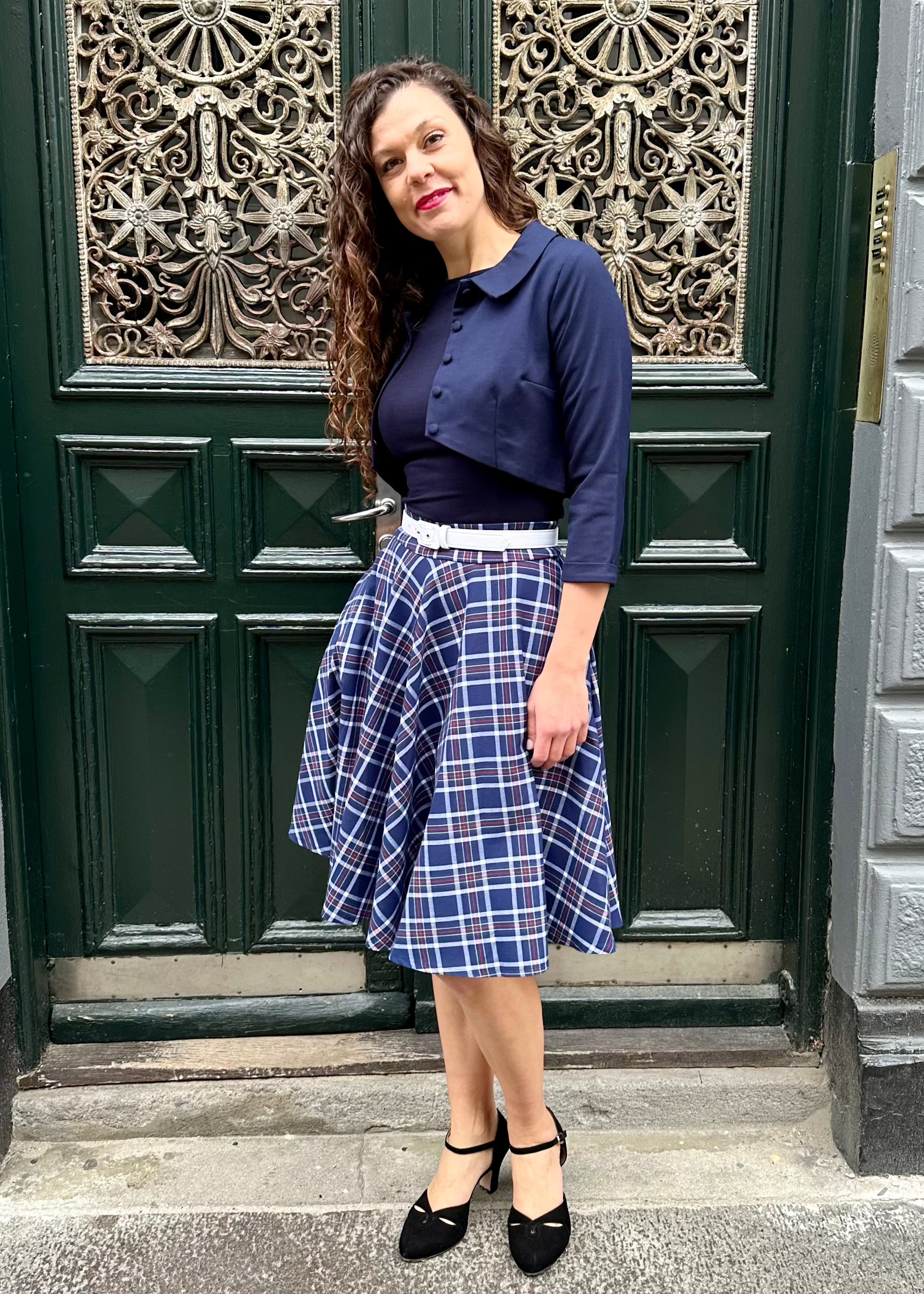 Bolero jakke i navy jakke Daisy Dapper 