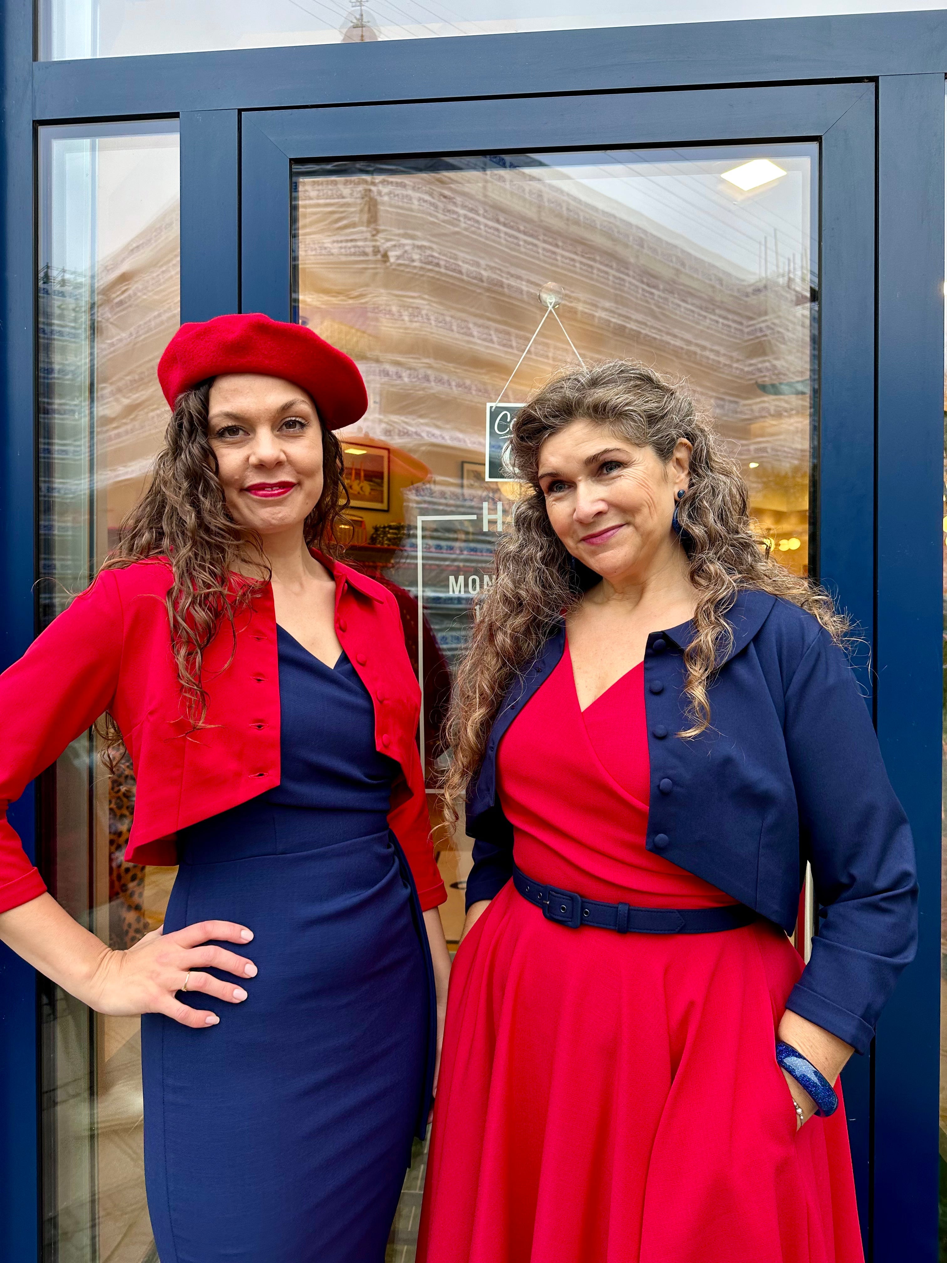 Bolero jakke i navy jakke Daisy Dapper 