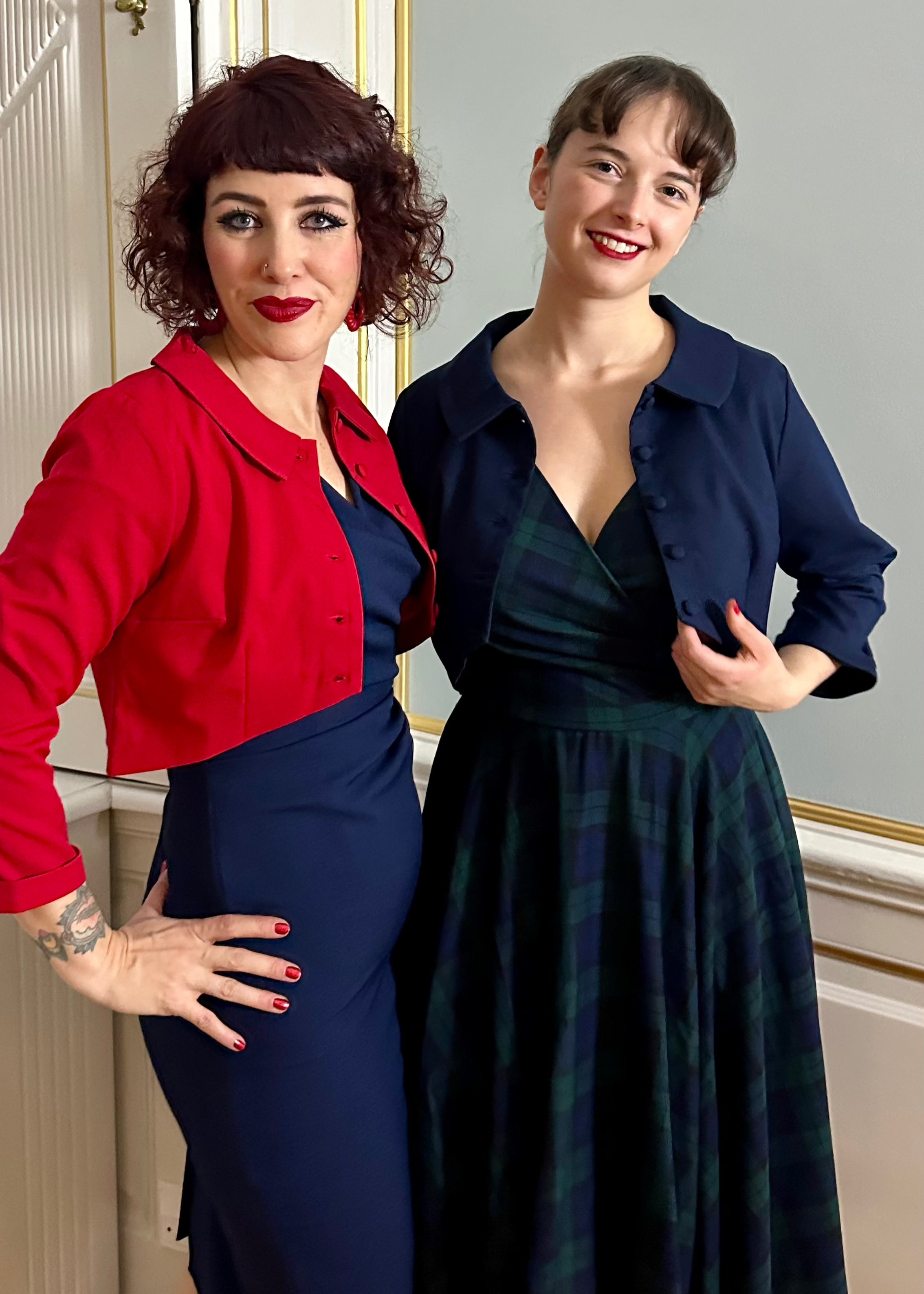 Bolero jakke i navy jakke Daisy Dapper 