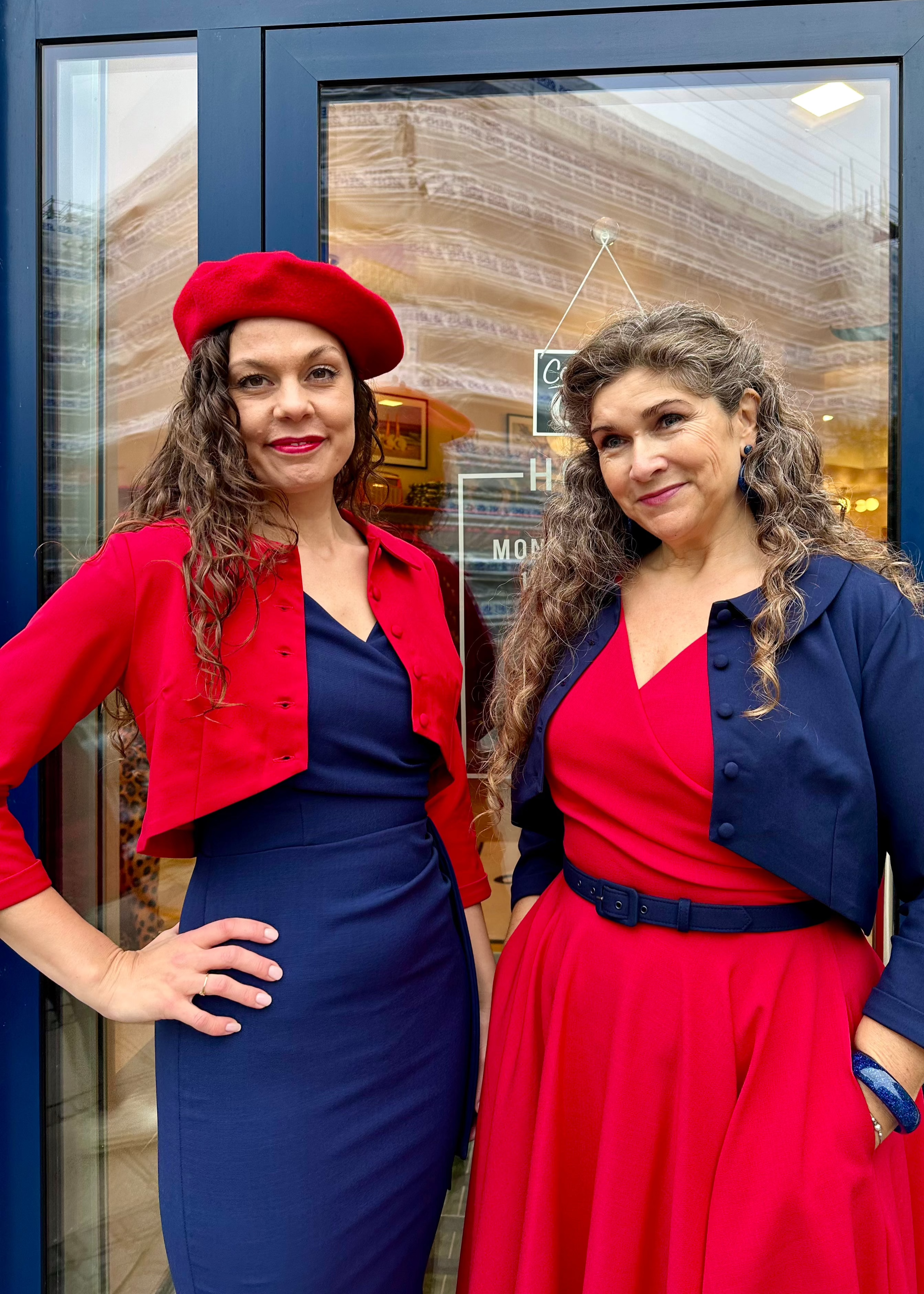 Bolero jakke i rød jakke Daisy Dapper 