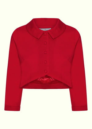 Bolero jakke i rød jakke Daisy Dapper 