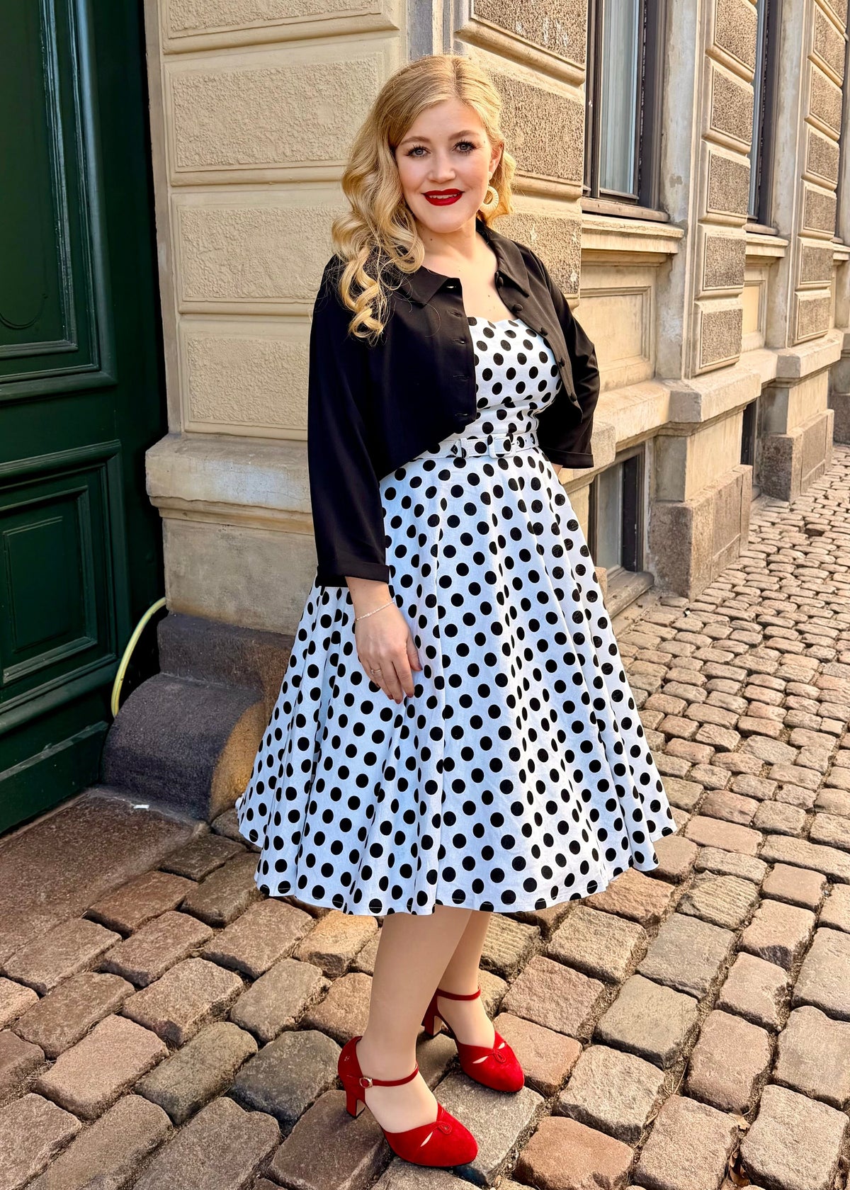 Bolero jakke - sort linen Bolero Daisy Dapper 