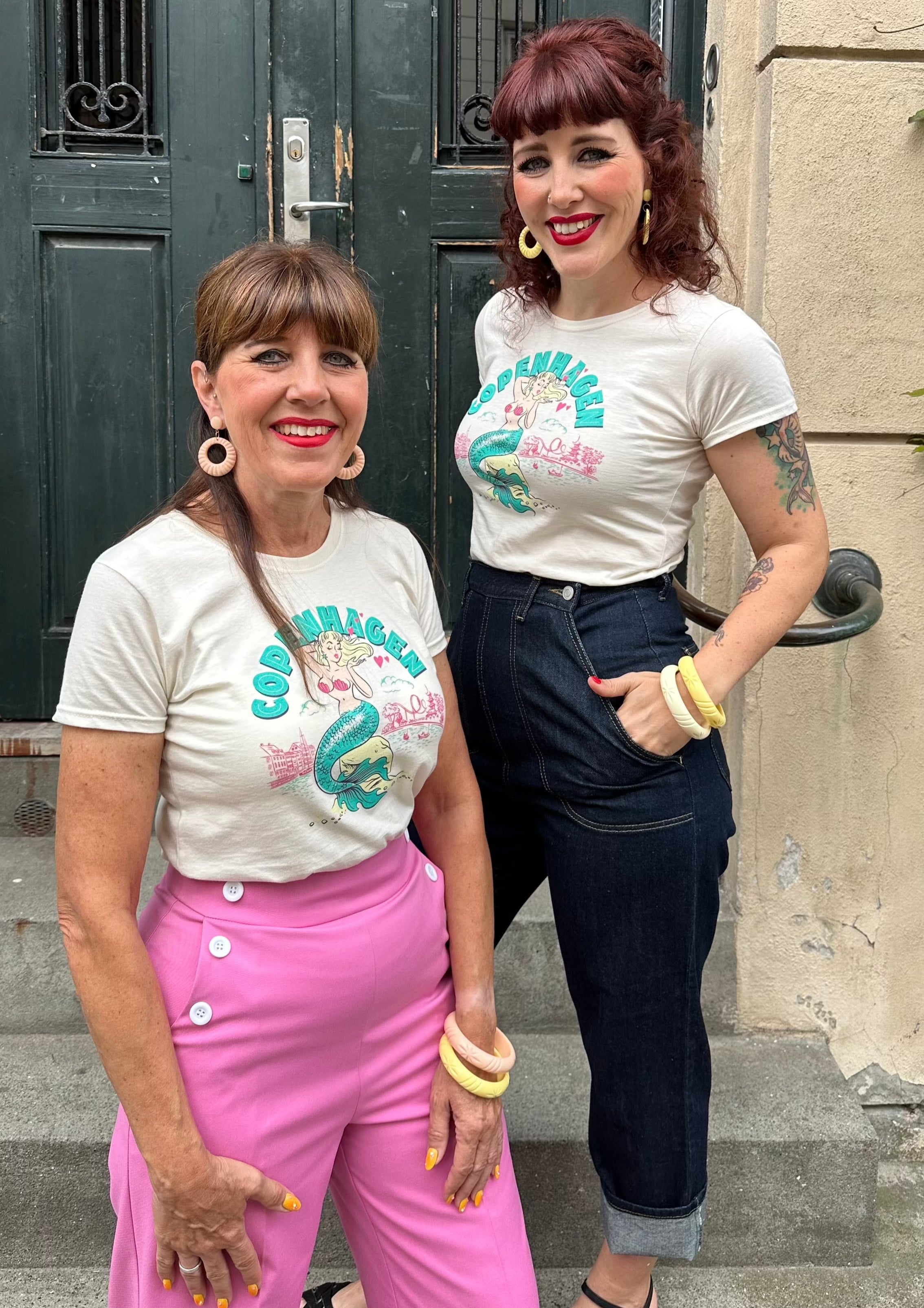 "Copenhagen" T-shirt i 1950'er stil tshirt Rock It Rosie 