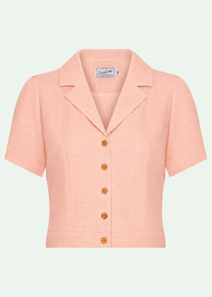 Daisy kortærmet skjorte - lys rosa Kortærmet skjorte Daisy Dapper 
