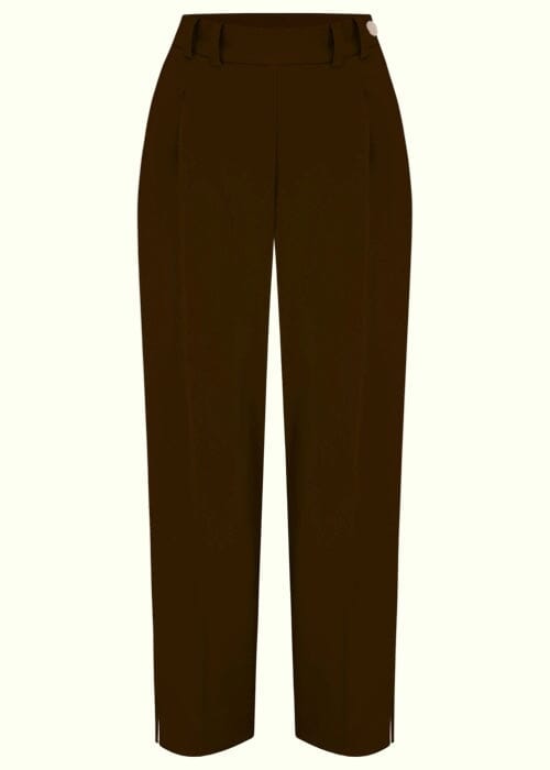 Dorothy Tapered ankelbukser i brun bukser Weekend Doll 