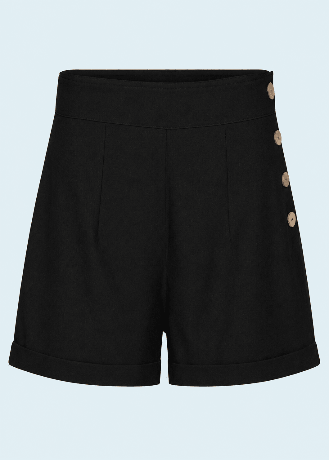 Højtaljede shorts - sort Shorts Daisy Dapper 
