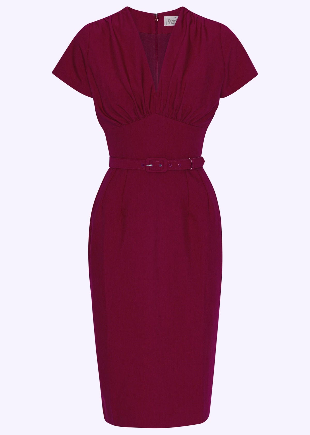 Holly pencilkjole - berry pencil kjole Daisy Dapper 