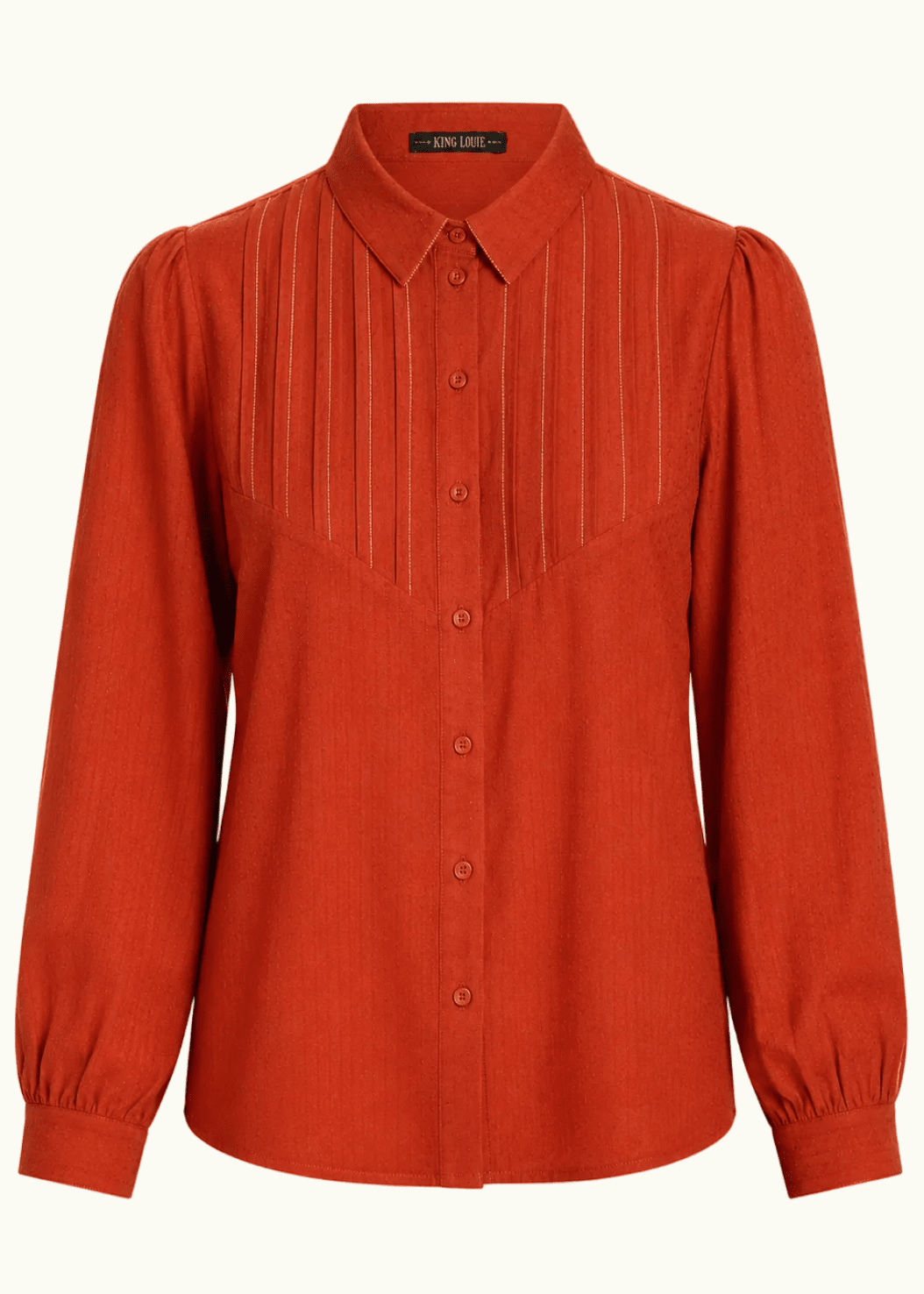 Karen Blouse - Rust langærmet skjorte King Louie 