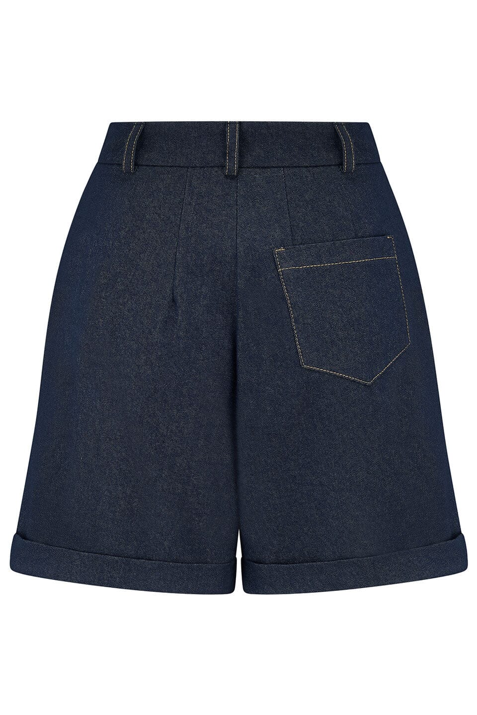 Monroe højtaljede denim shorts - blå Shorts Weekend Doll 