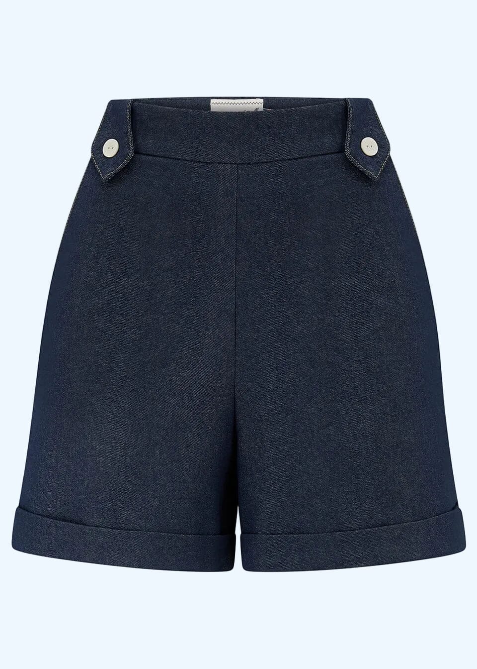 Monroe højtaljede denim shorts - blå Shorts Weekend Doll 