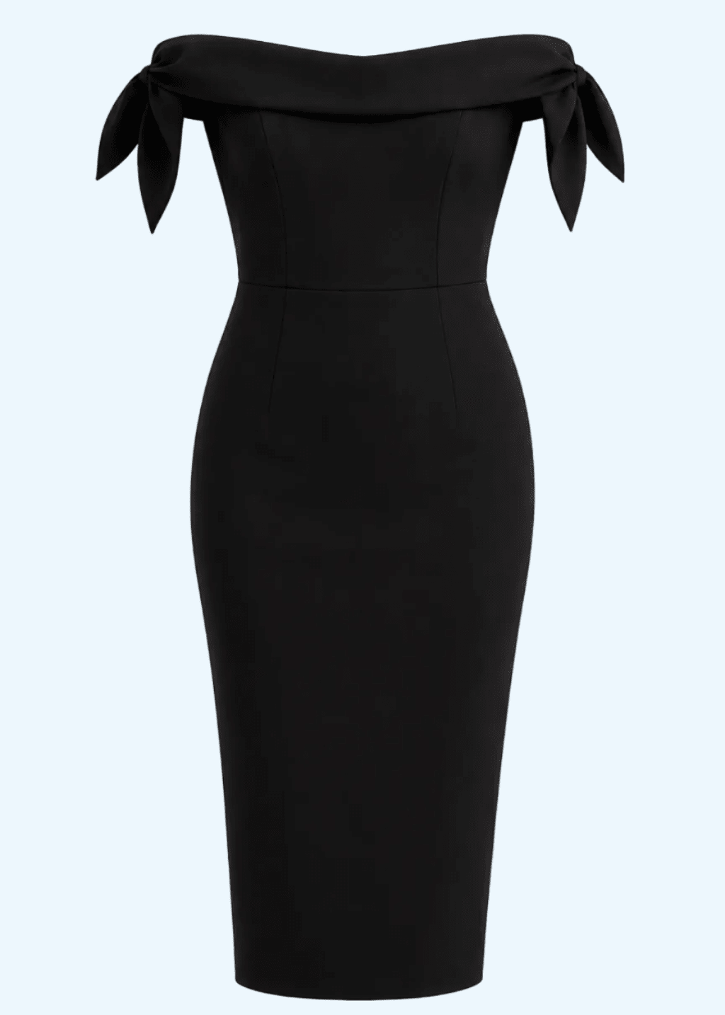 Tilly pencil kjole - sort pencil kjole Pretty Dress Company 