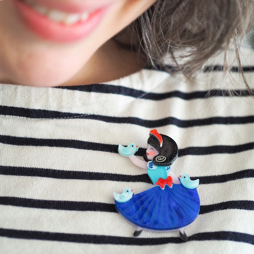 White as Snow Brooch Accessories Erstwilder 