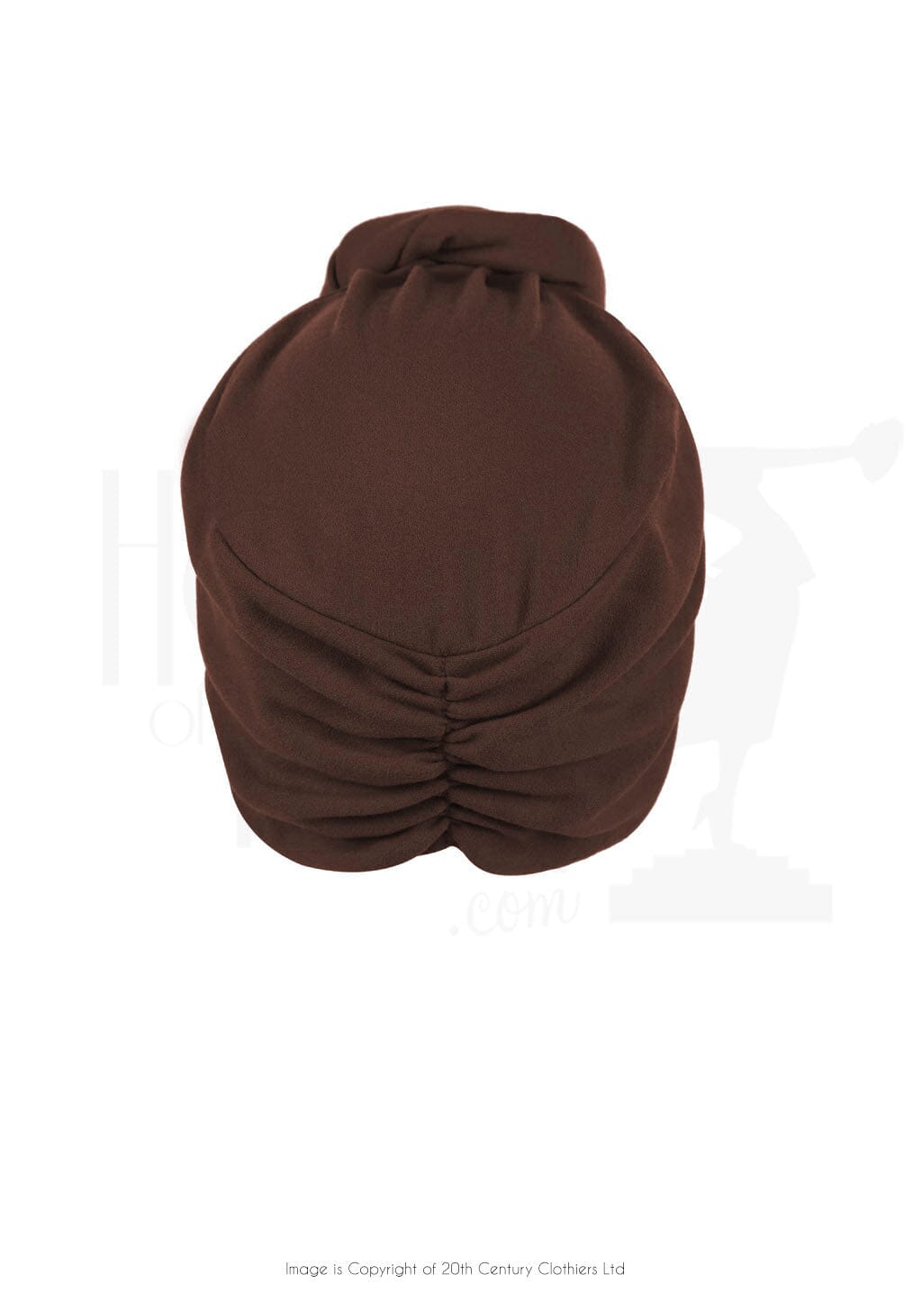 House of Foxy: Turban - brun i 1940er stil Accessories House Of Foxy 